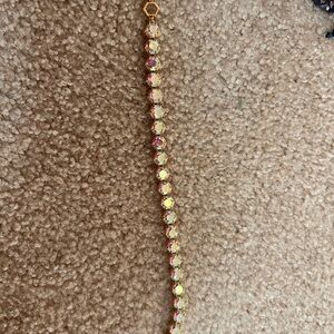 Rare!!!holographic honeycomb parklane toggle bracelet